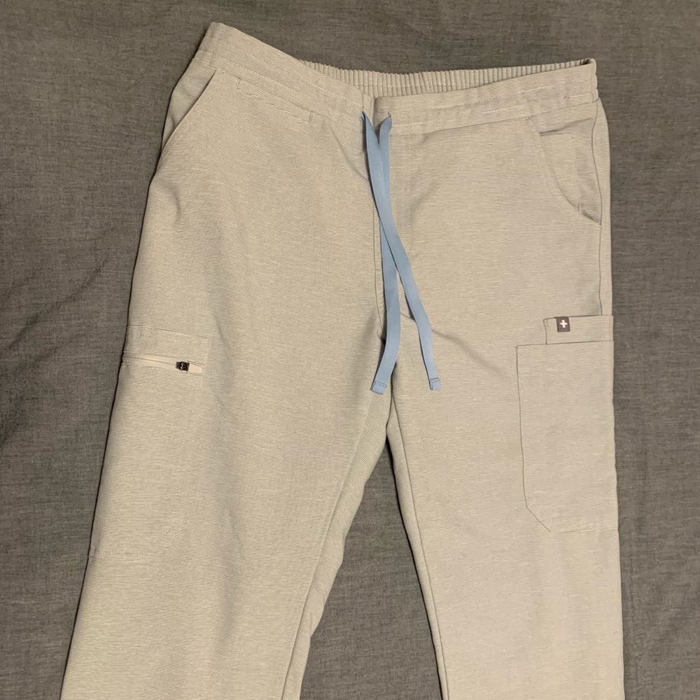 Figs Space Grey Yola Skinny Pants